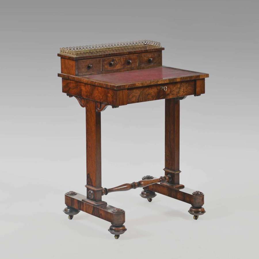 Regency rosewood writing desk