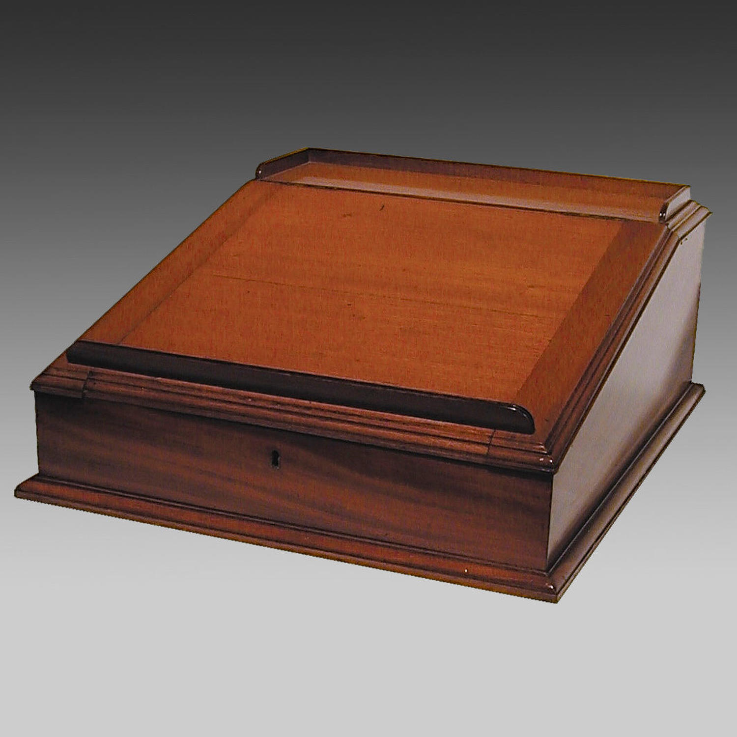 19th century mahogany campaign desk