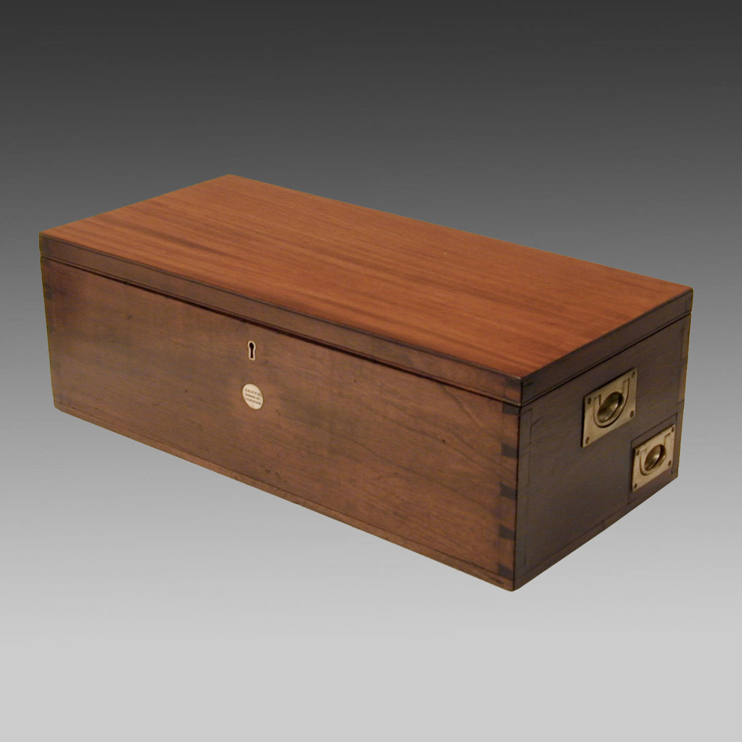 Edwardian mahogany instrument box