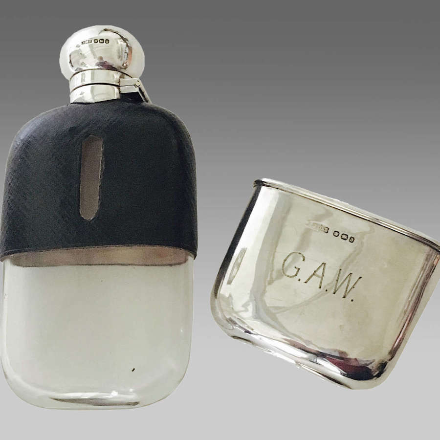 19th century James Dixon hip flask