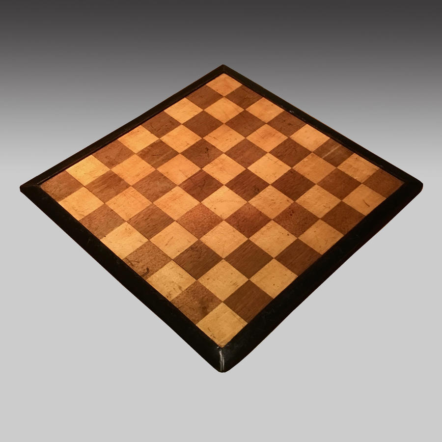 19th century portable chess board