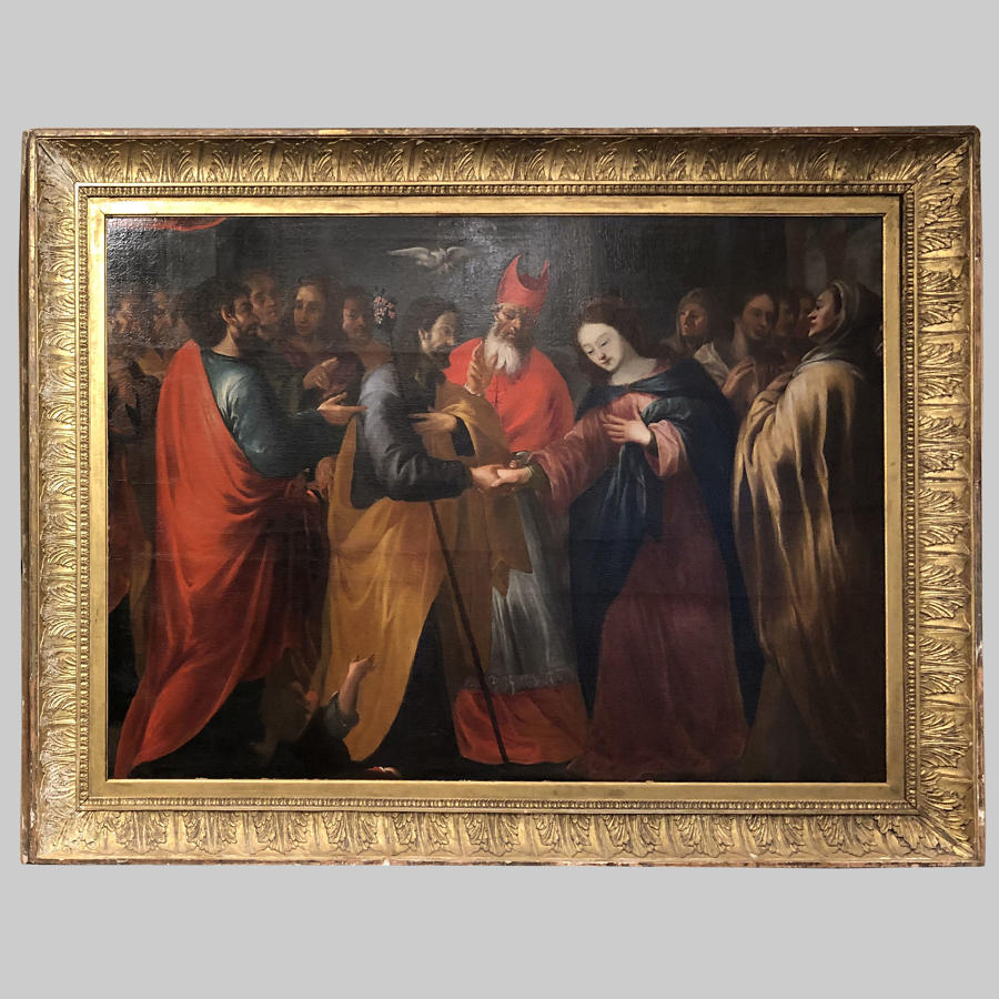 Oil painting on canvas - The Marriage of the Virgin