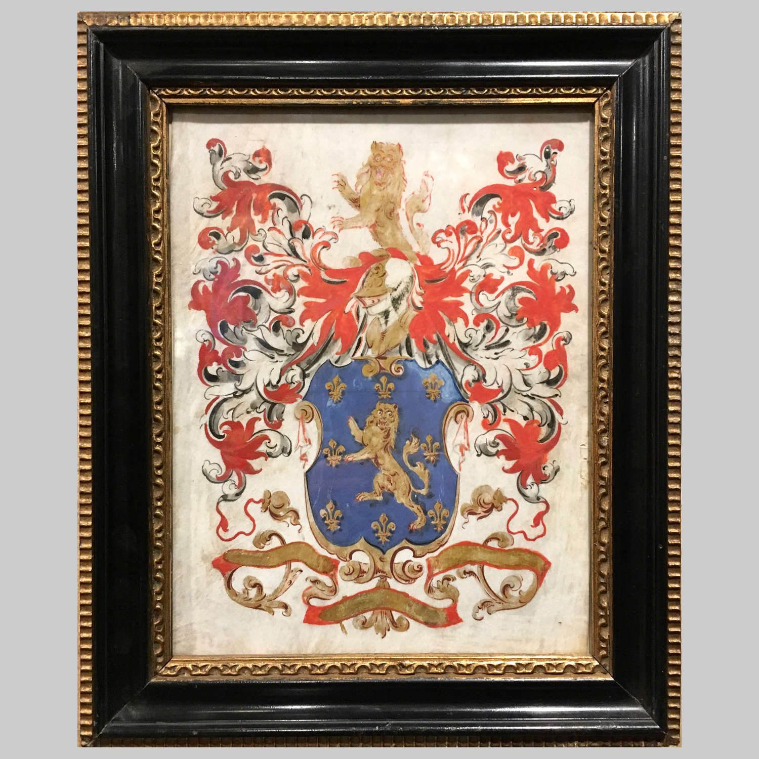 18th century Armorial noble coat of arms