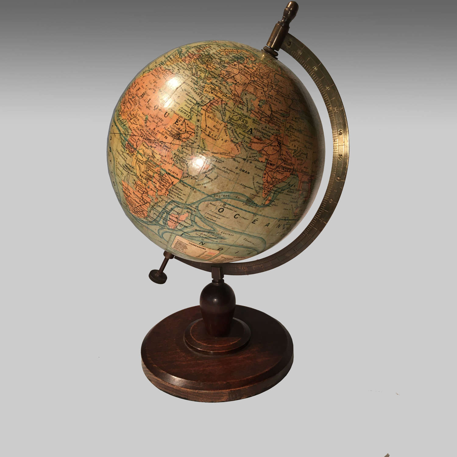 French ‘Globe Terrestre’ by J.Forest