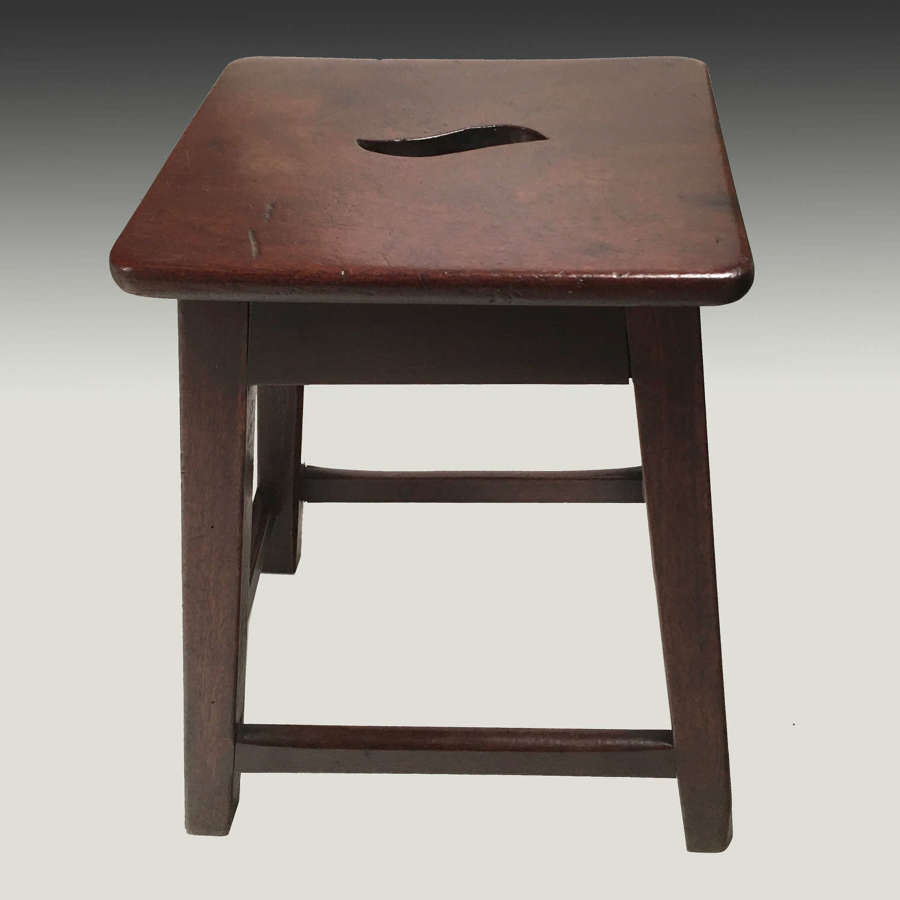 Georgian mahogany stool