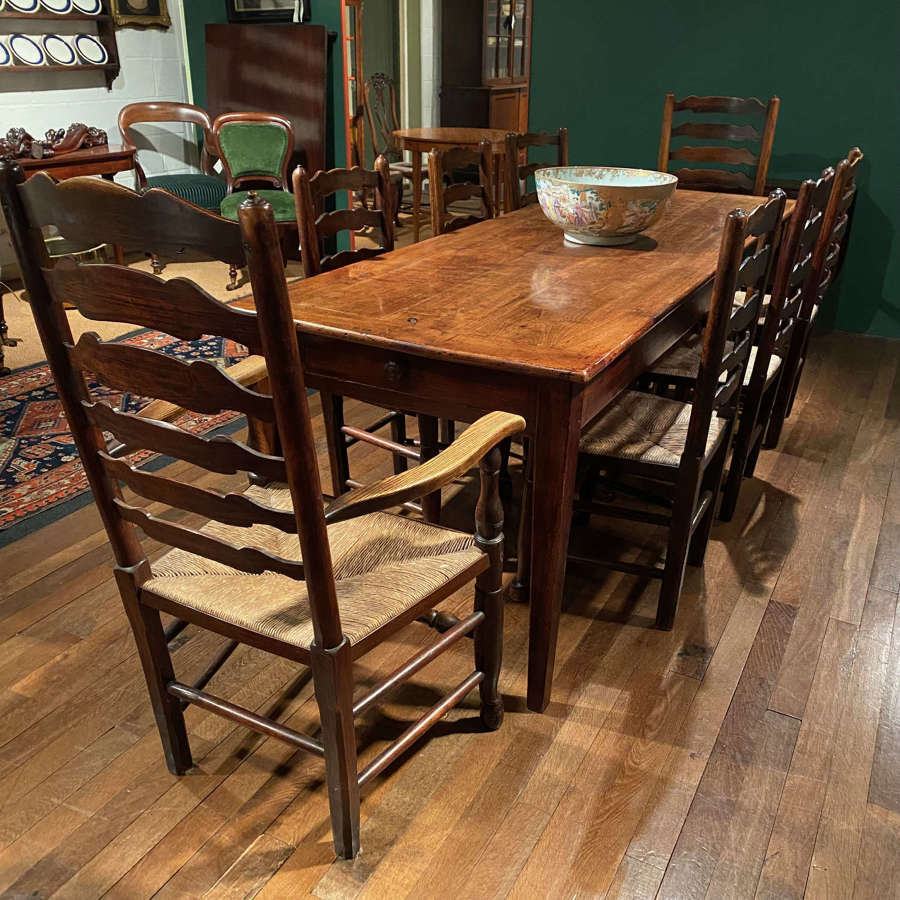 French fruitwood farmhouse table
