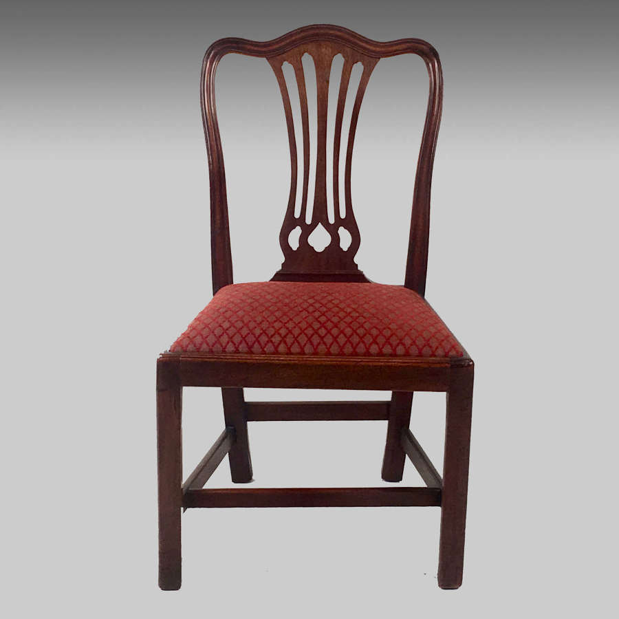 Georgian mahogany single chair