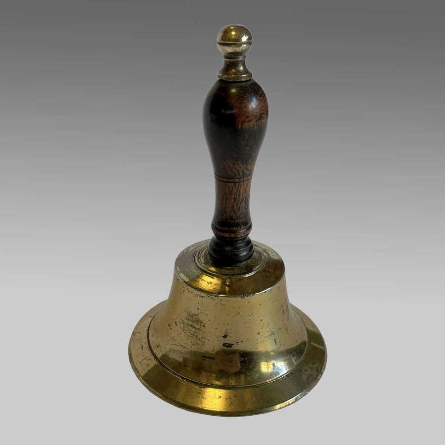 Small 19th century cast brass table bell