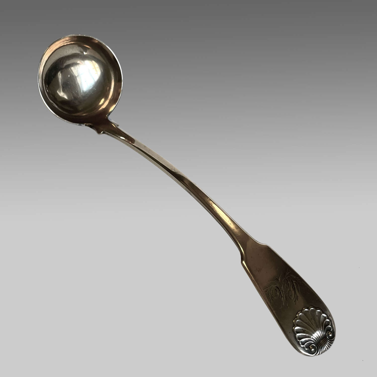 Rare Georgian bell-metal toddy ladle