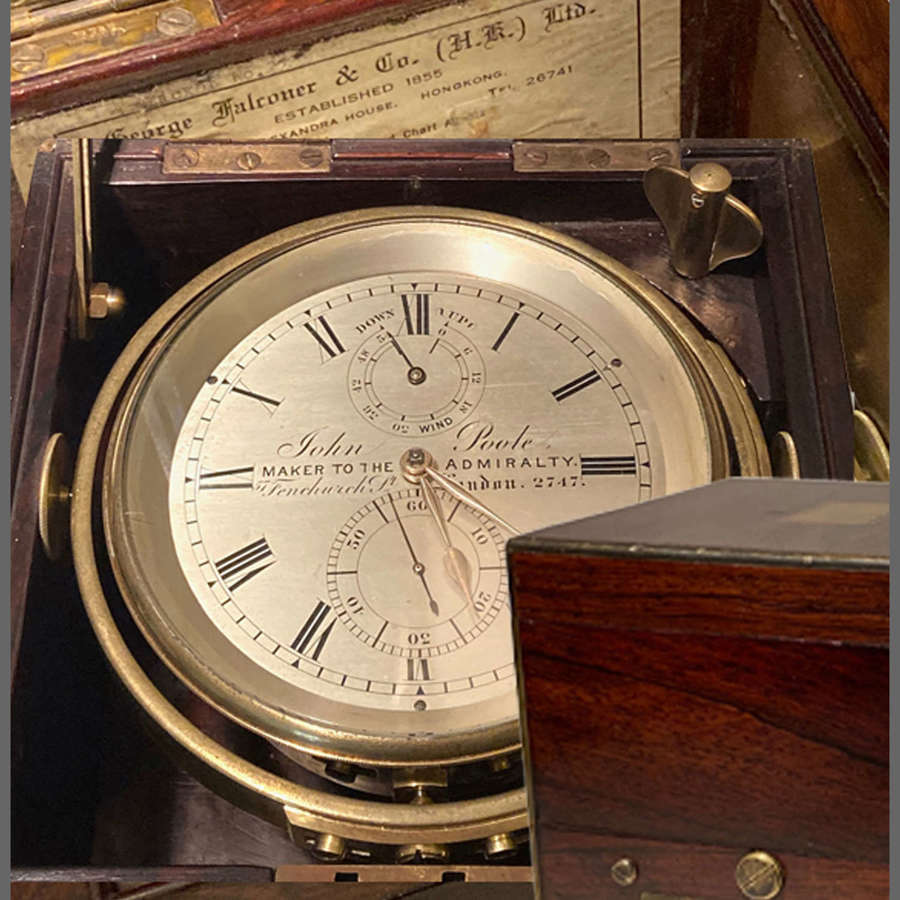 Marine chronometer by John Poole, London