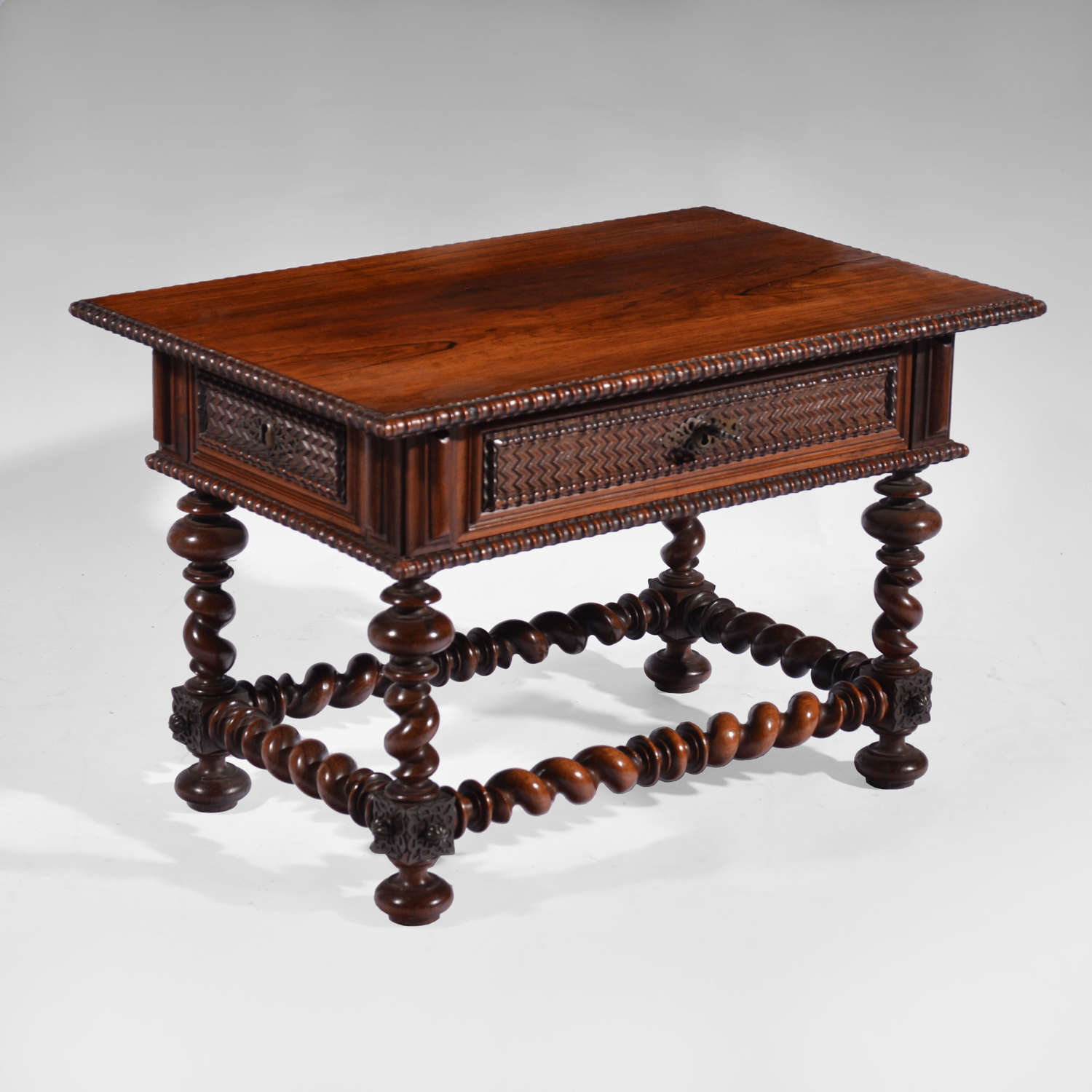 Antique miniature Portuguese rosewood centre table