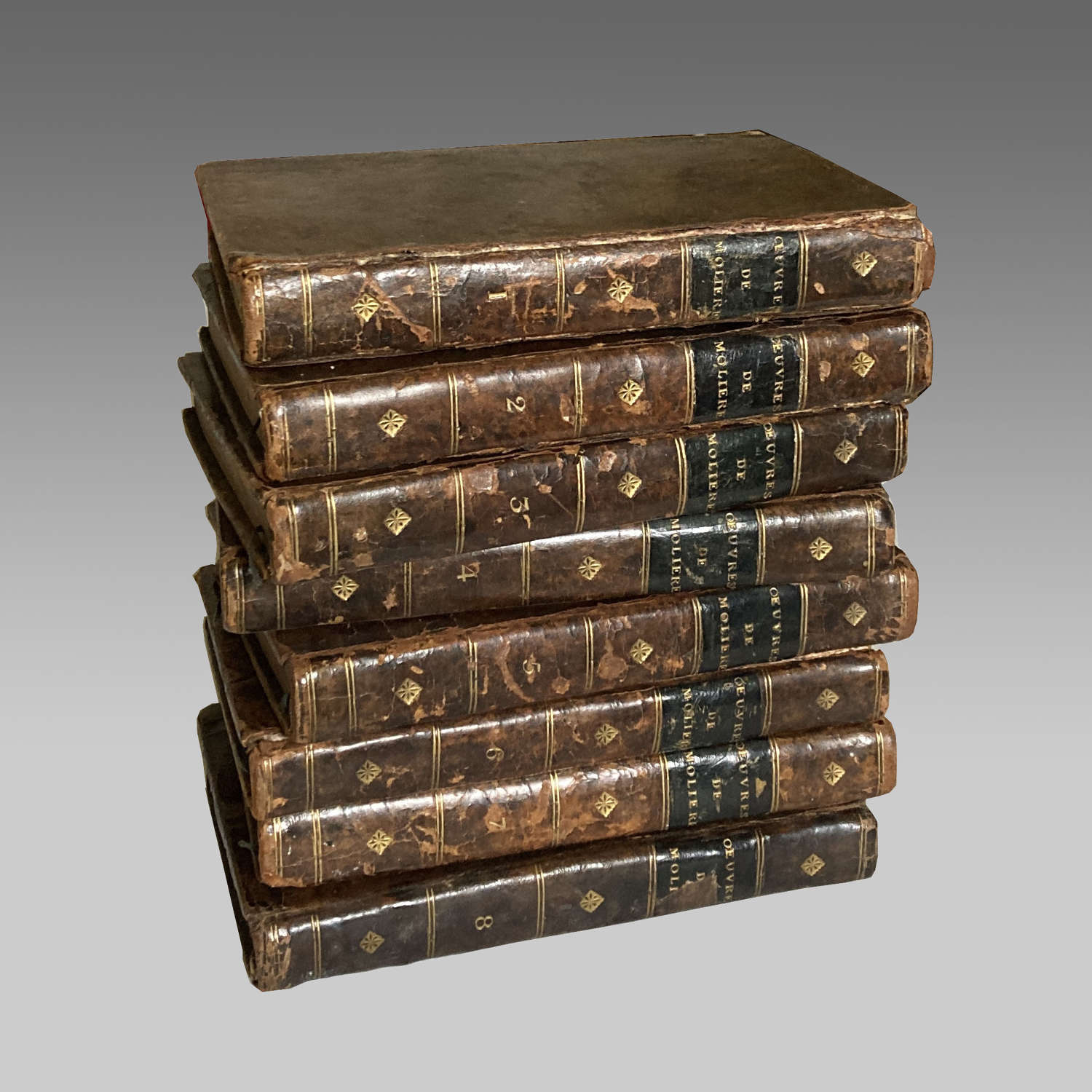 Eight Volumes, ‘The Works of Molière, published in 1813