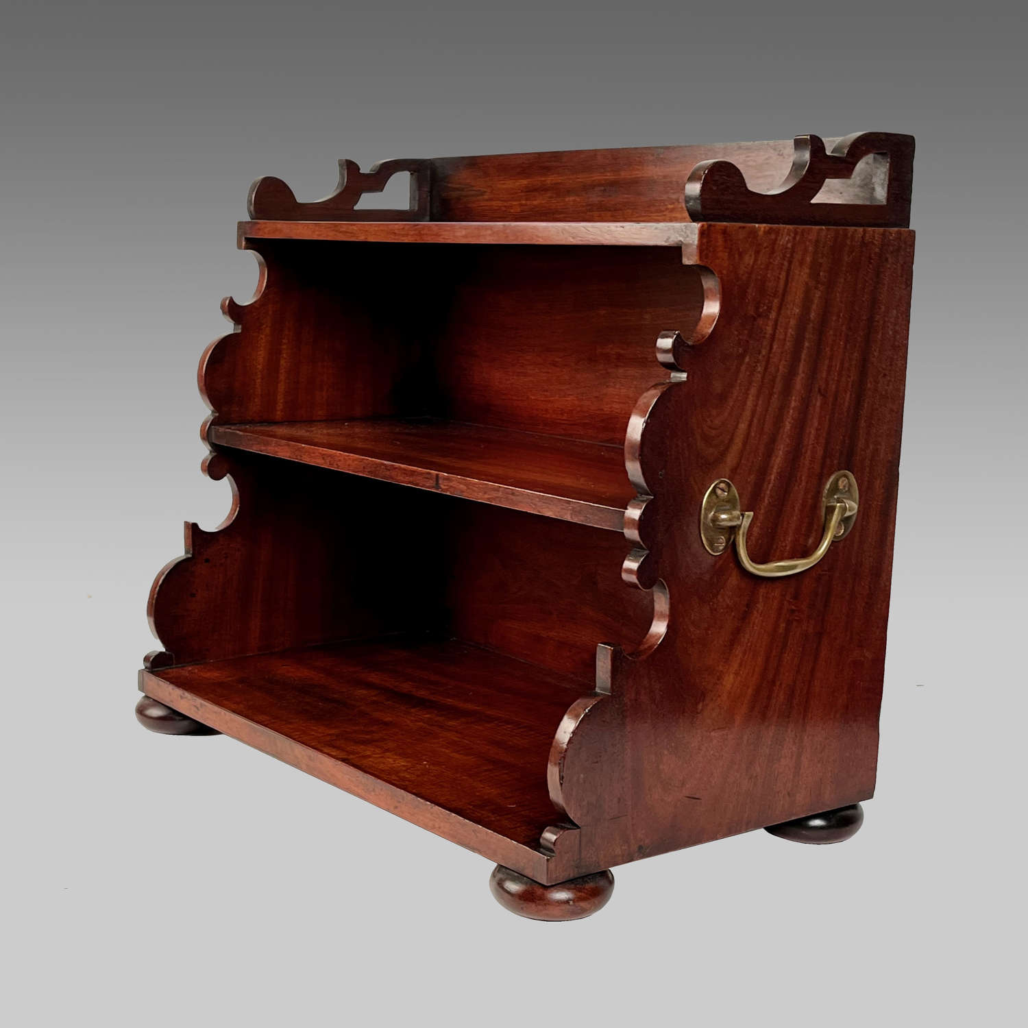 Regency mahogany portable whatnot or shelves