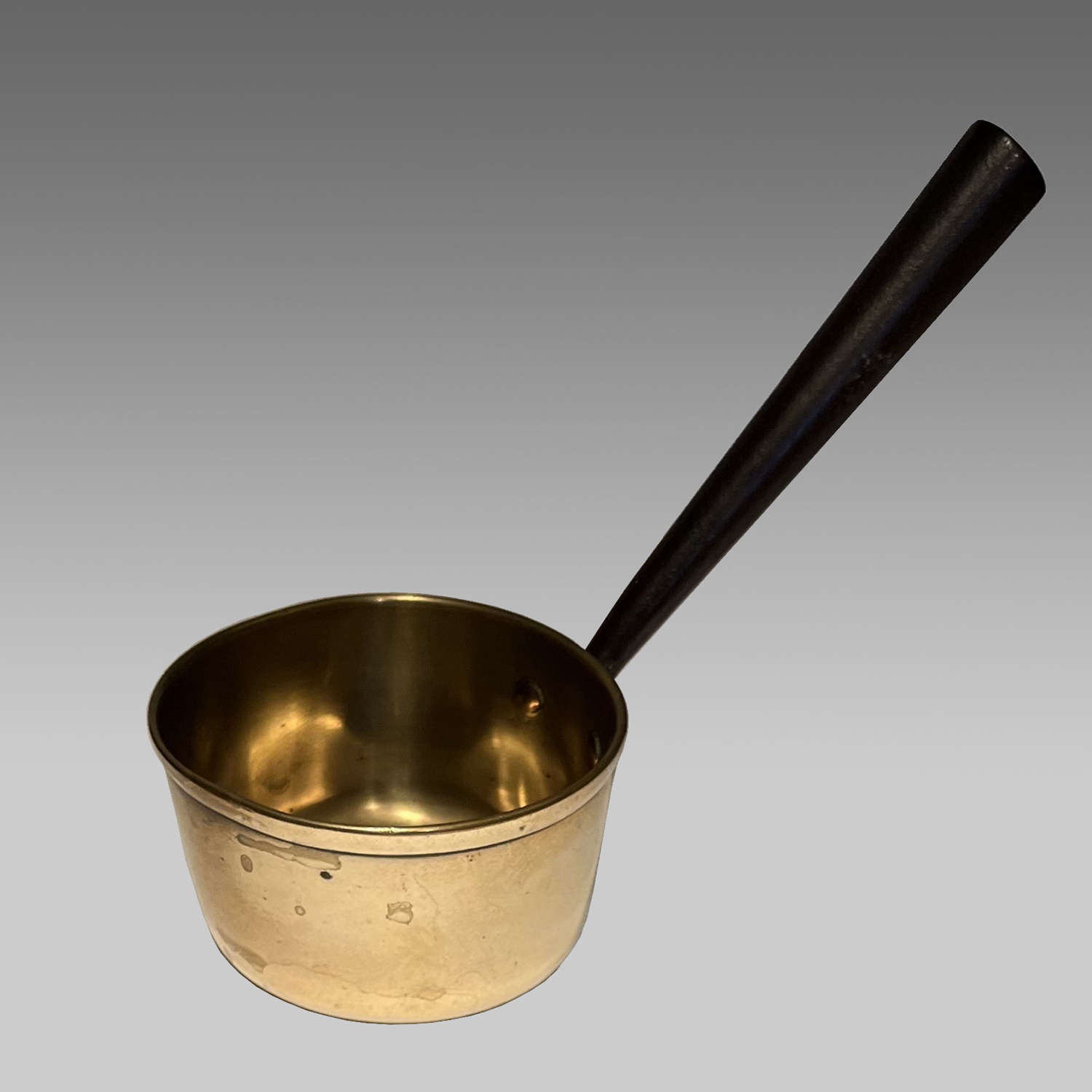 Small cast brass sauce pan