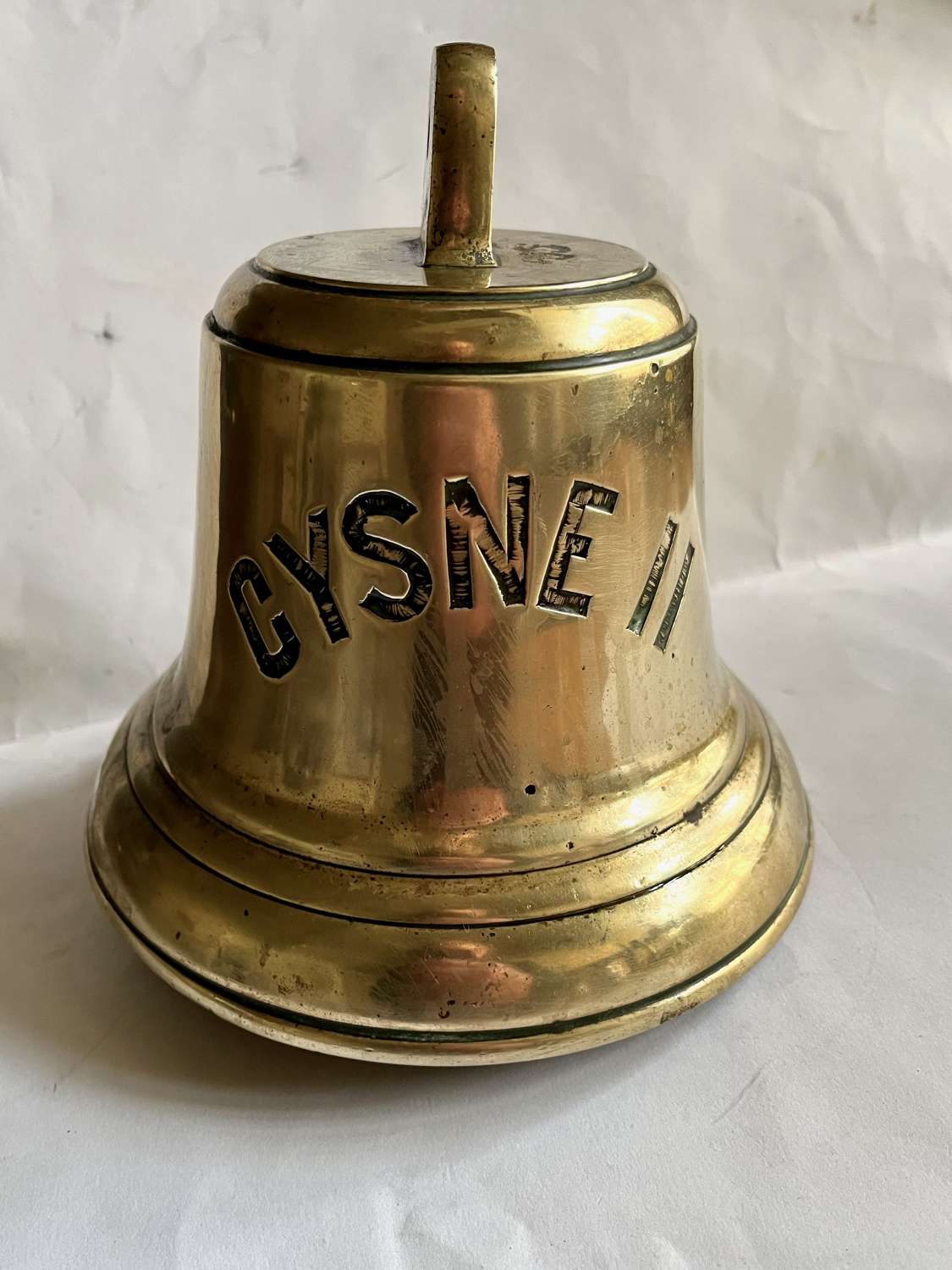 Cast brass ship's bell