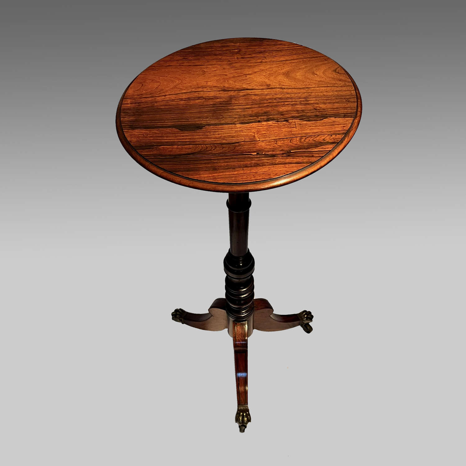 Regency rosewood tripod table