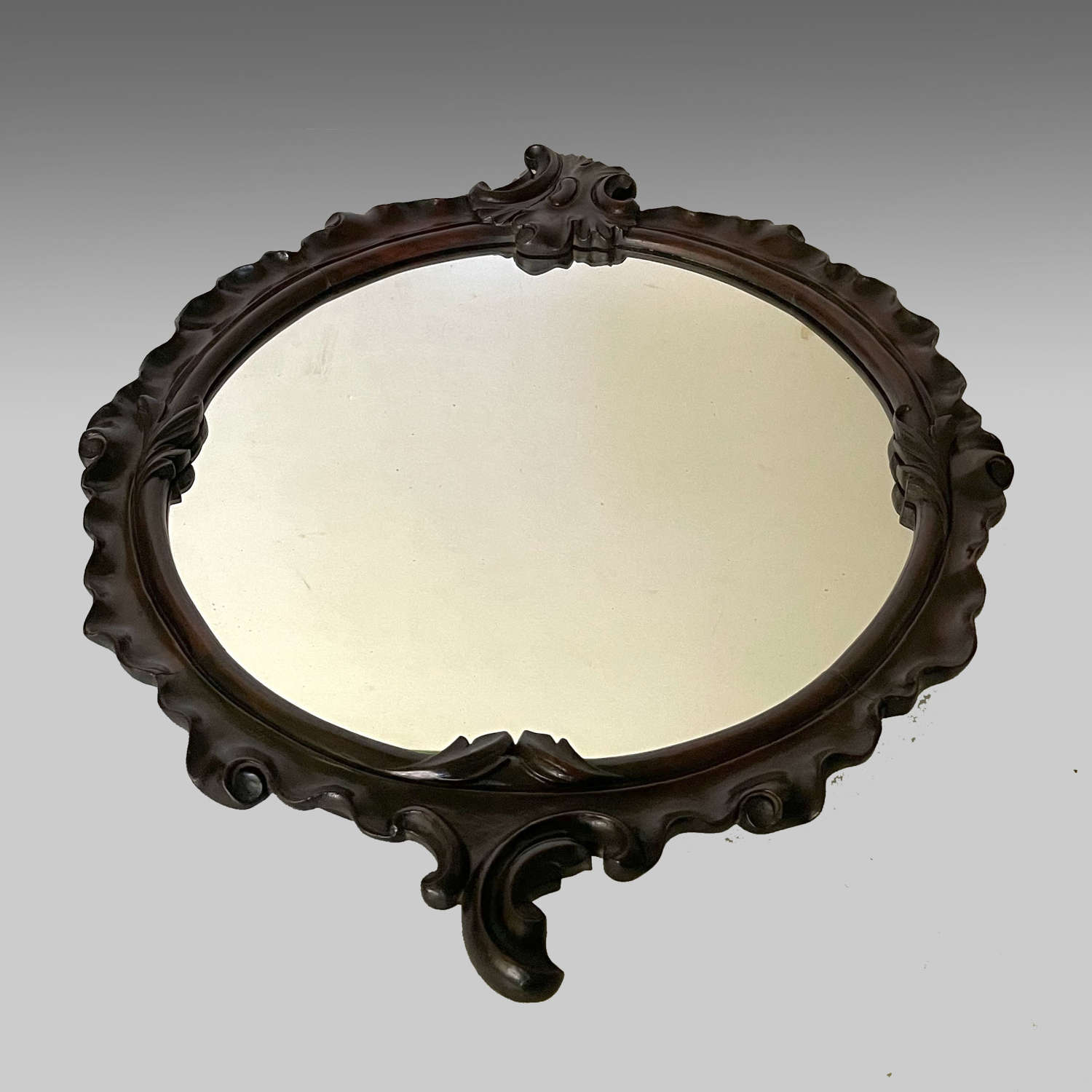 Chippendale, Indian rosewood rococo mirror