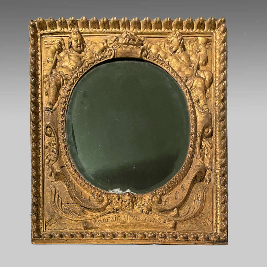 Flemish baroque gilt mirror