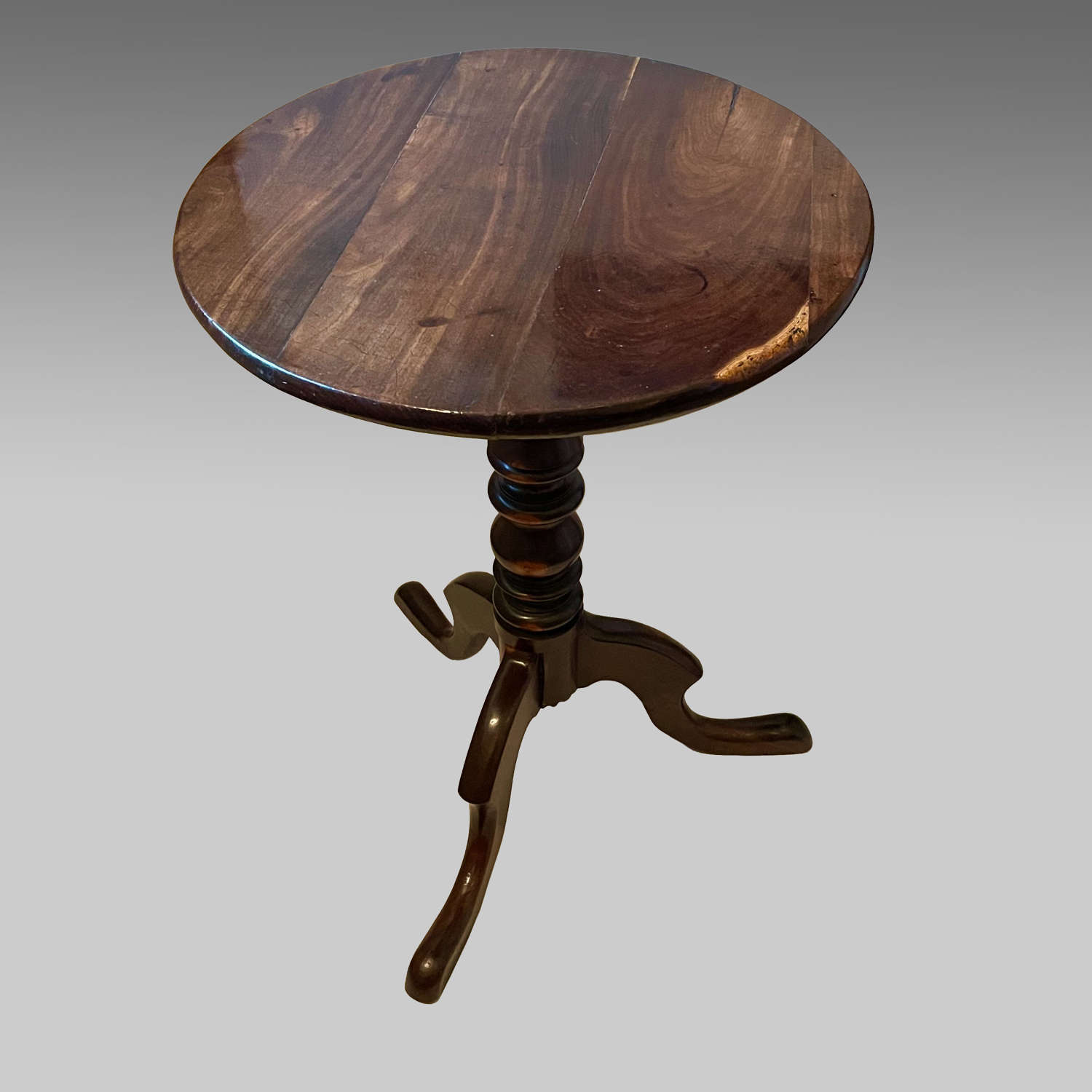 Scottish 19th century laburnum tripod table