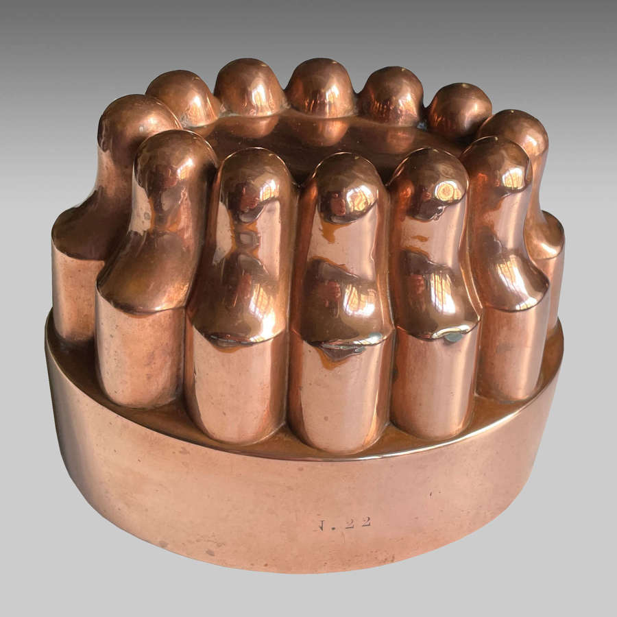 Copper jelly mould